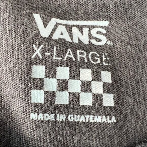 Vans Kid's XL Graphic T-Shirt Retro Style Black Short Sleeve Tee - Picture 6 of 8